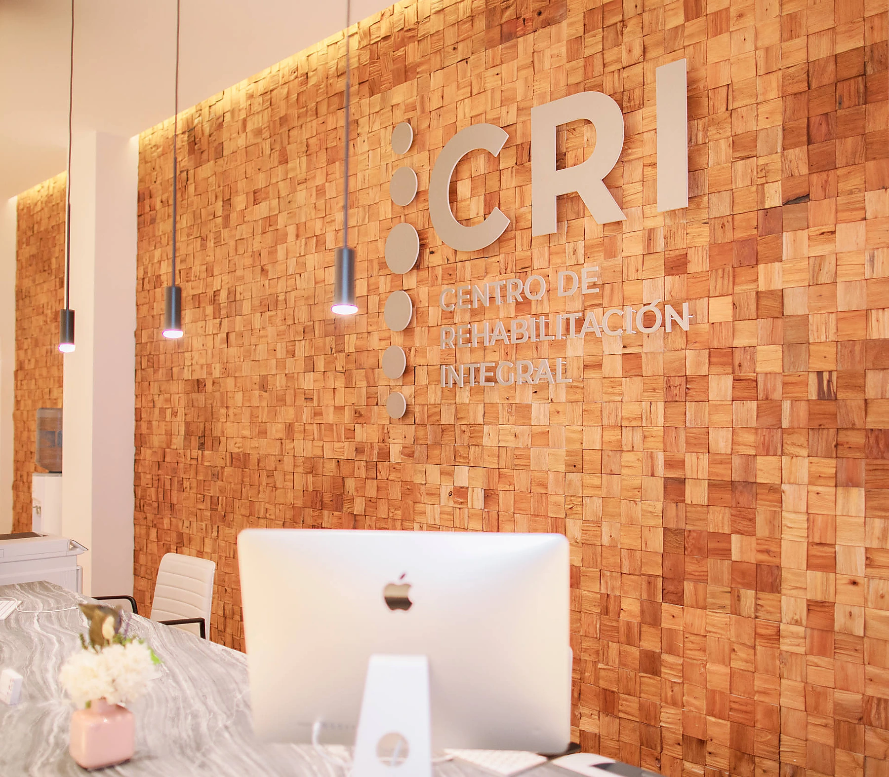Recepción del Centro de Rehabilitación Integral