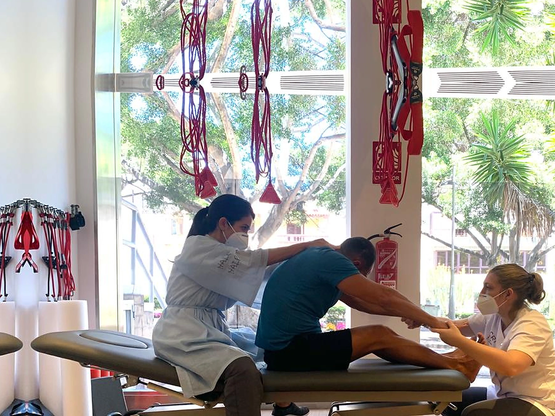 Manuel Artiles se recupera con fisioterapia neurológica tras un accidente cerebrovascular