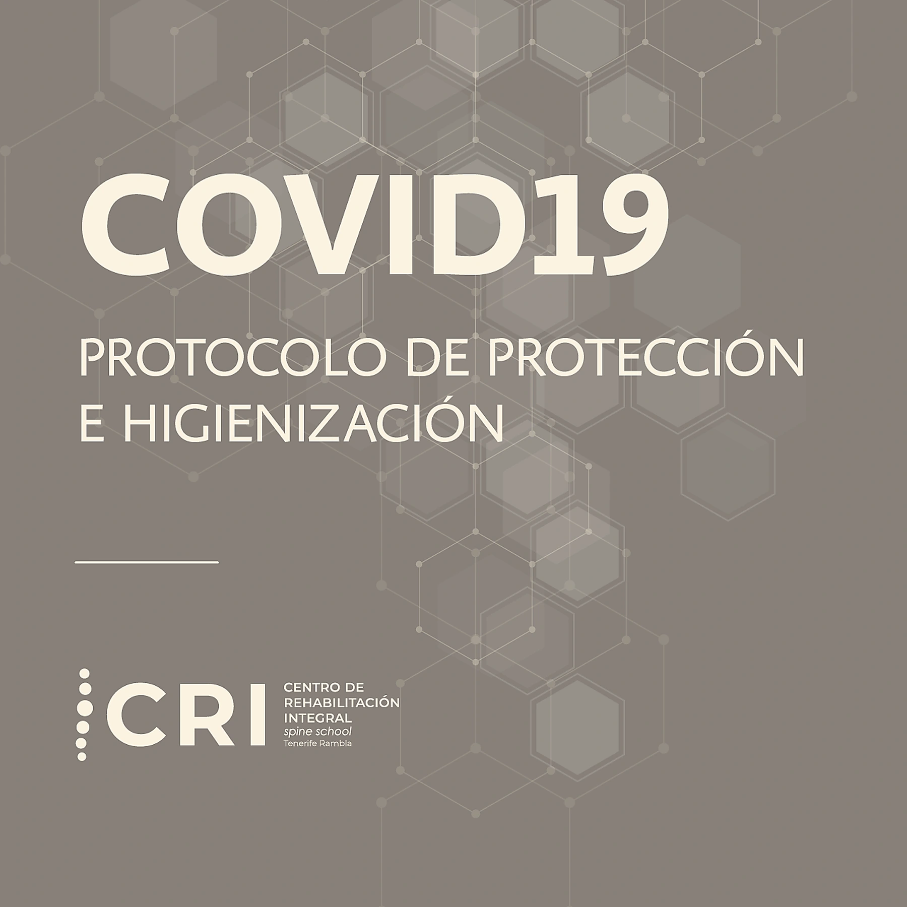 Protocolo de seguridad e higienización